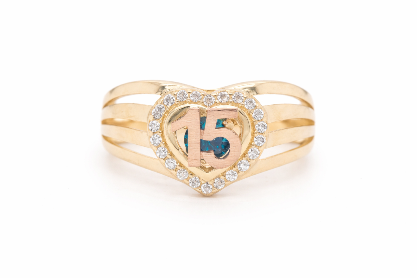15 YEARS RING SIZE 7 | 14 K