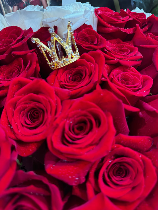 Heart Bouquet 50 Roses with Korean paper