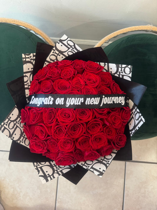 50 Roses Korean paper bouquet