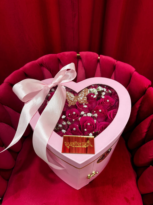 Double Heart with Chocolates