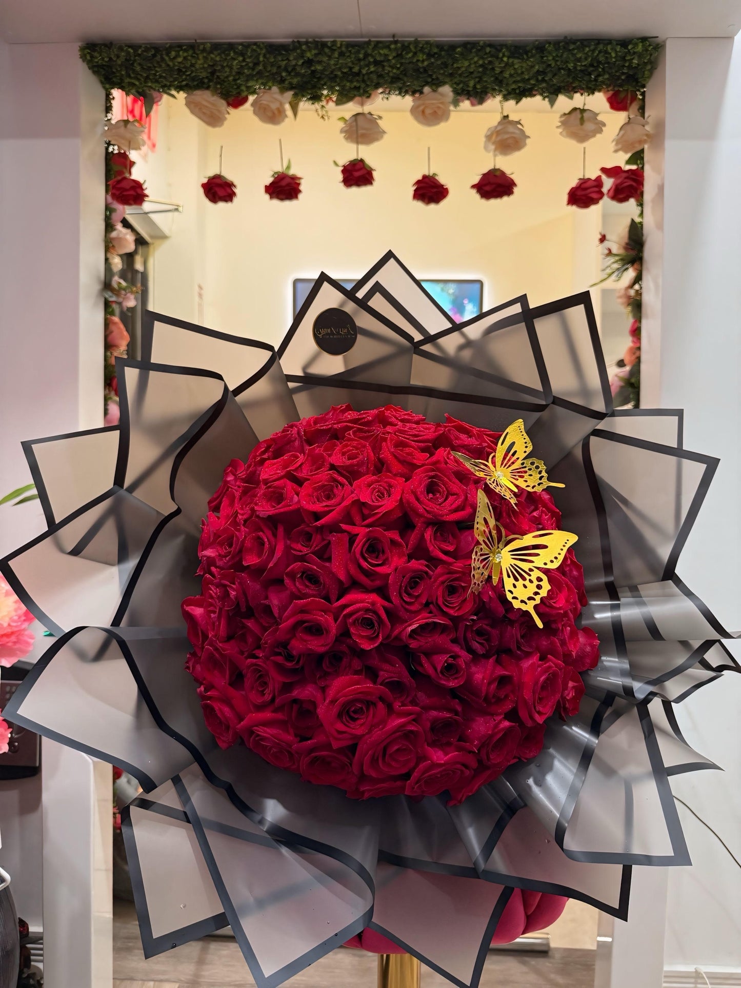 100 Roses Bouquet with Korean paper