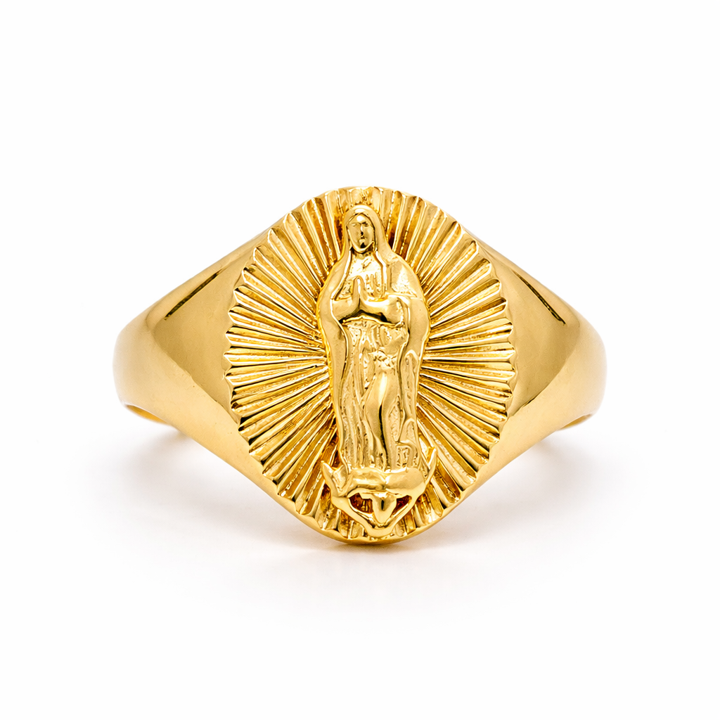 14K GUADALUPE RING SIZE 7