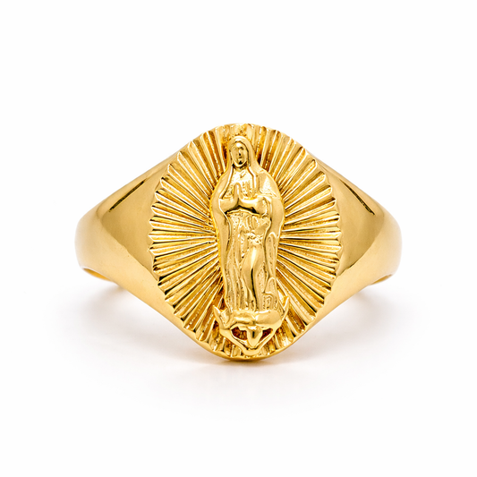 14K GUADALUPE RING SIZE 7