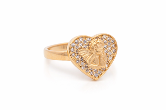 14K ANGEL RING SIZE 6