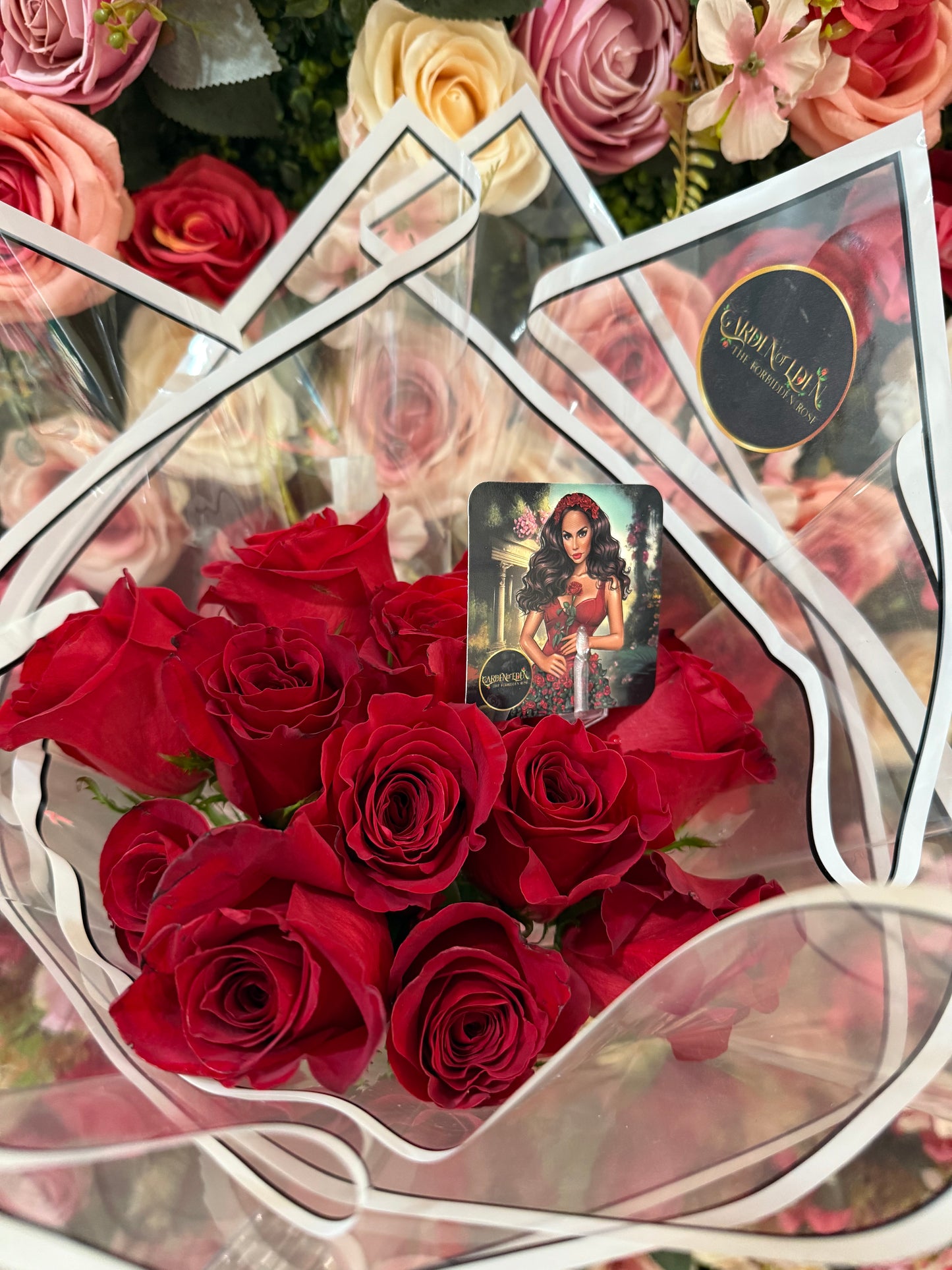 12 Roses Korean paper bouquet