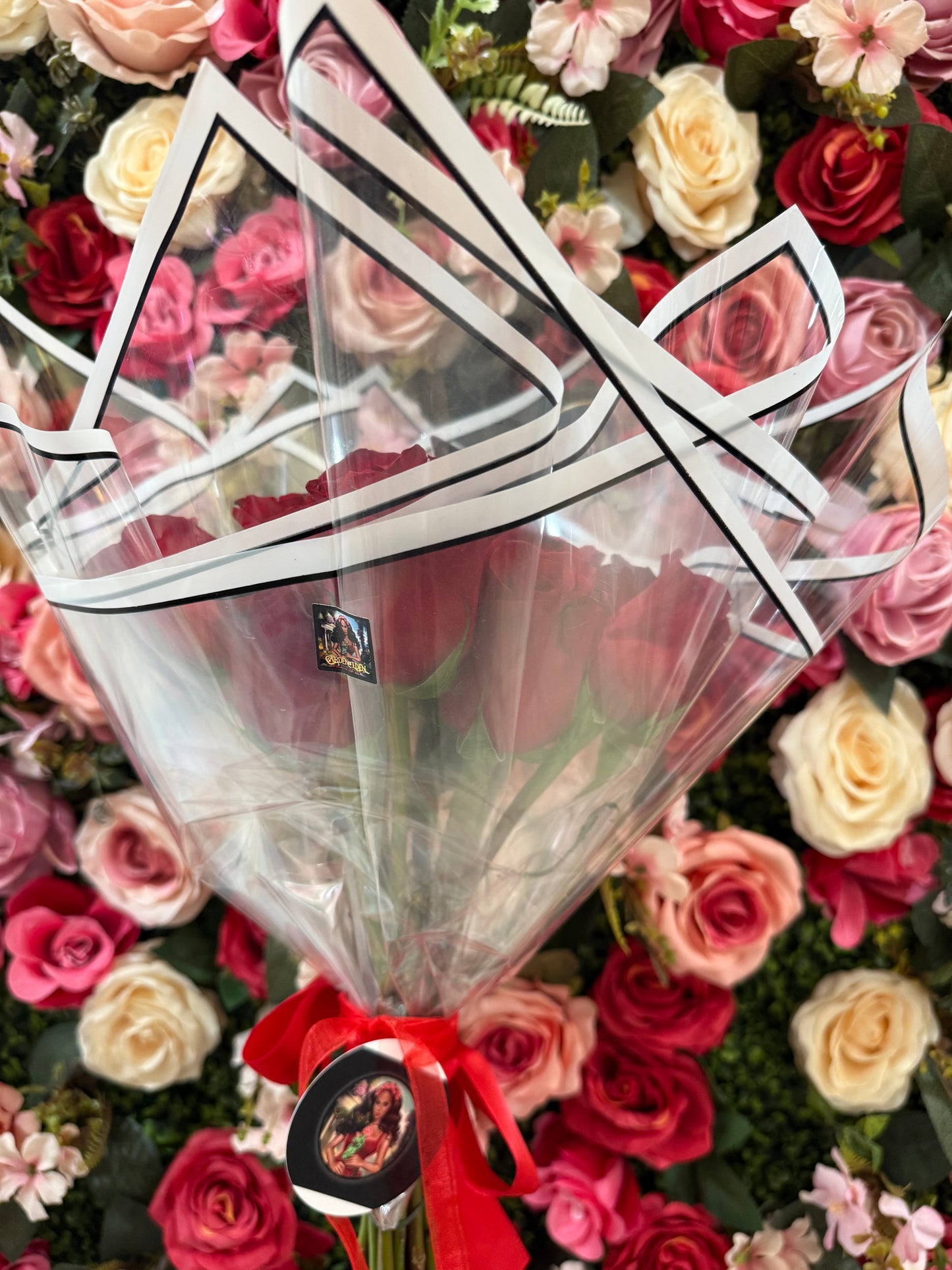 12 Roses Korean paper bouquet