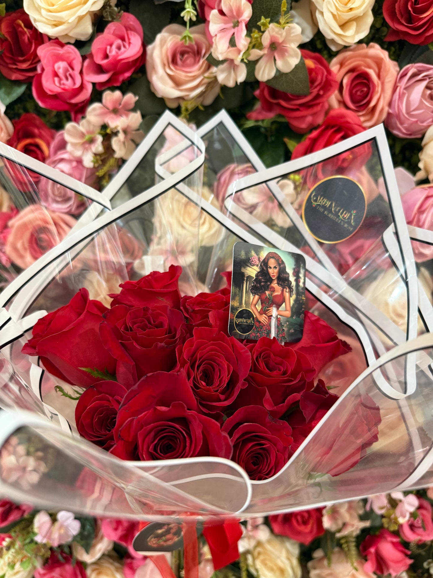 12 Roses Korean paper bouquet