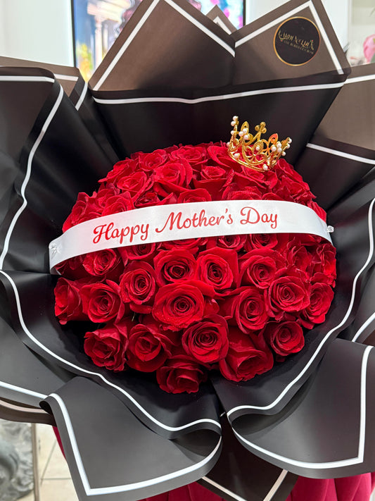 Mom's 50 Rose Bouquet