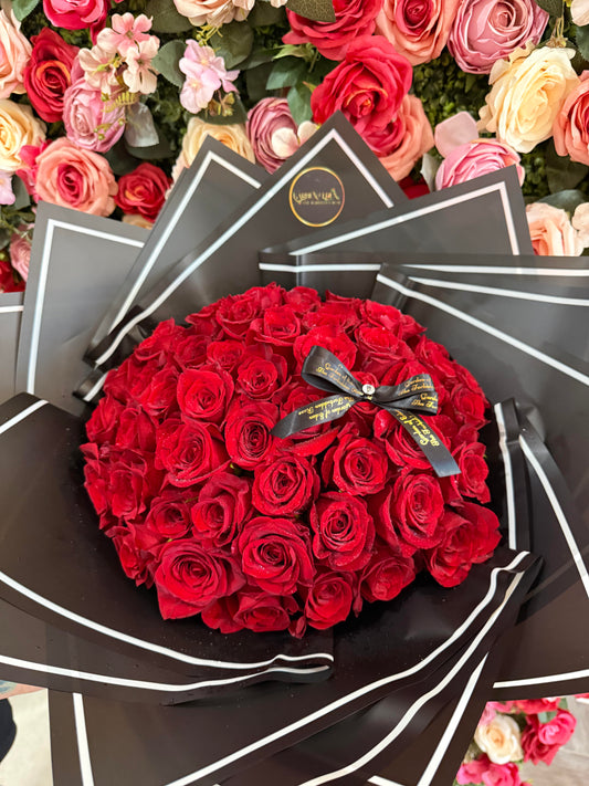 50 Roses Korean paper bouquet